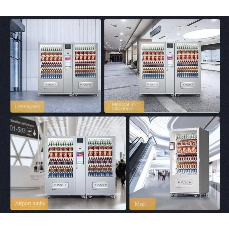 24 Hour Unmanned Touchscreen V - Commercial Vending Machine ulasan dan harga