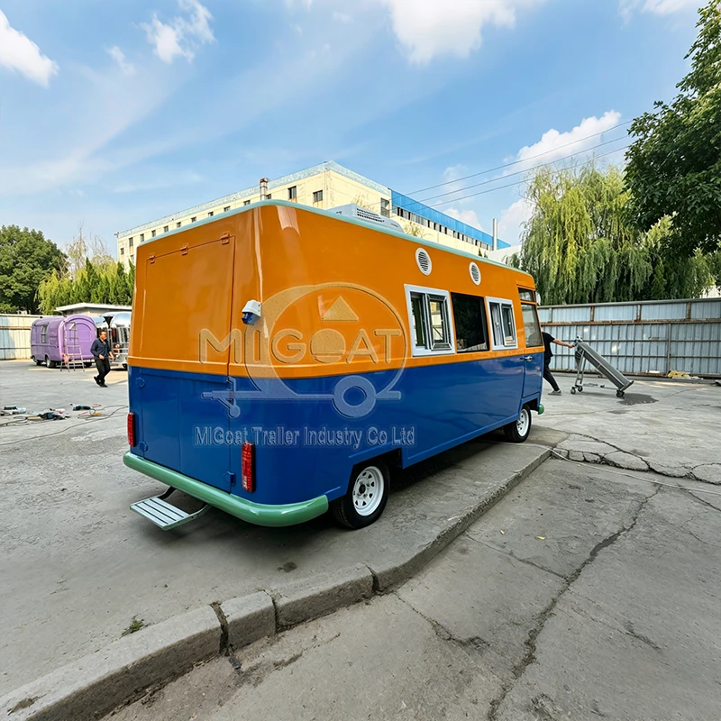 Commercial Mobile Food Van wit - Hot Dog Vending Cart ulasan dan harga