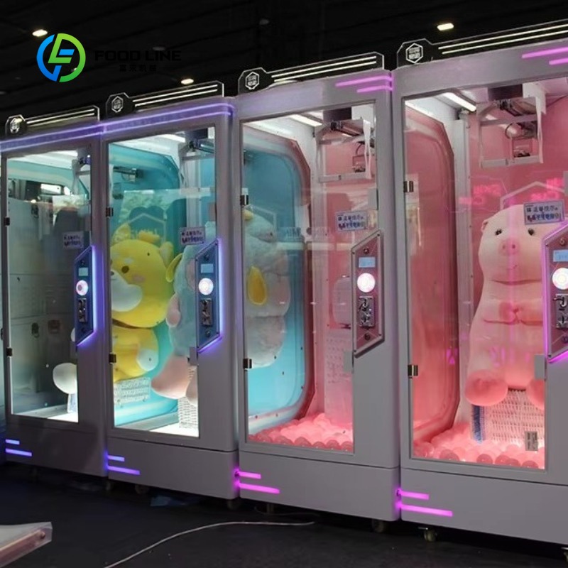 Custom Coin Operated Pink Date - Arcade Toy Claw Vending Machine ulasan dan harga
