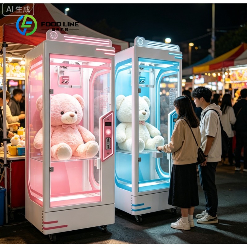 Custom Coin Operated Pink Date - Arcade Toy Claw Vending Machine ulasan dan harga