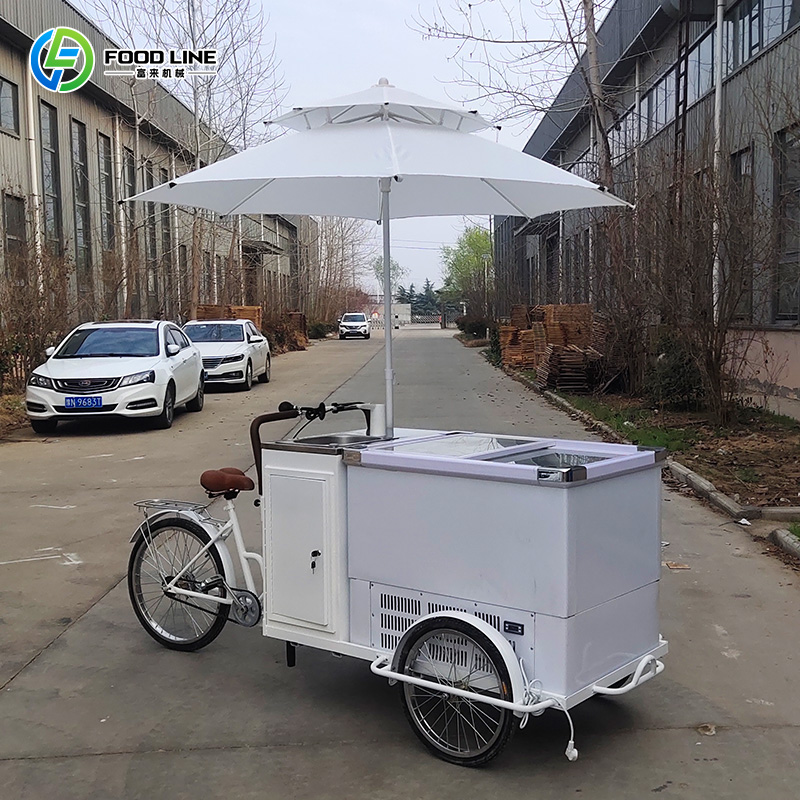 Outdoor Ice Cream Mini Cart Fl - Hot Dog Vending Cart ulasan dan harga