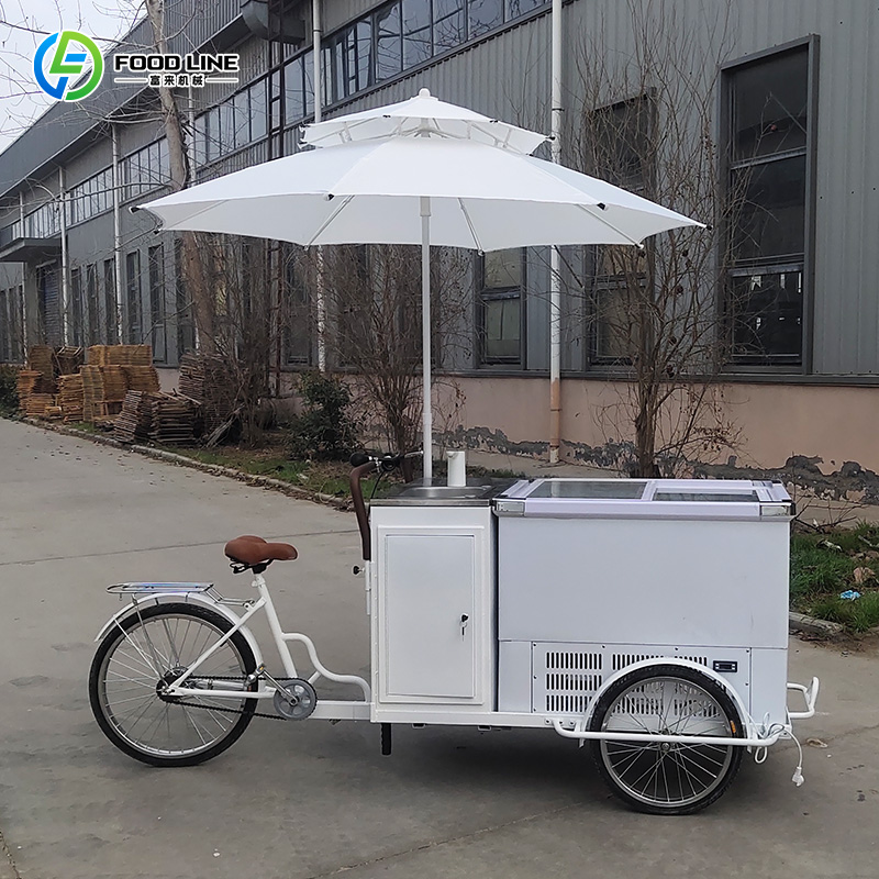 Outdoor Ice Cream Mini Cart Fl - Hot Dog Vending Cart ulasan dan harga