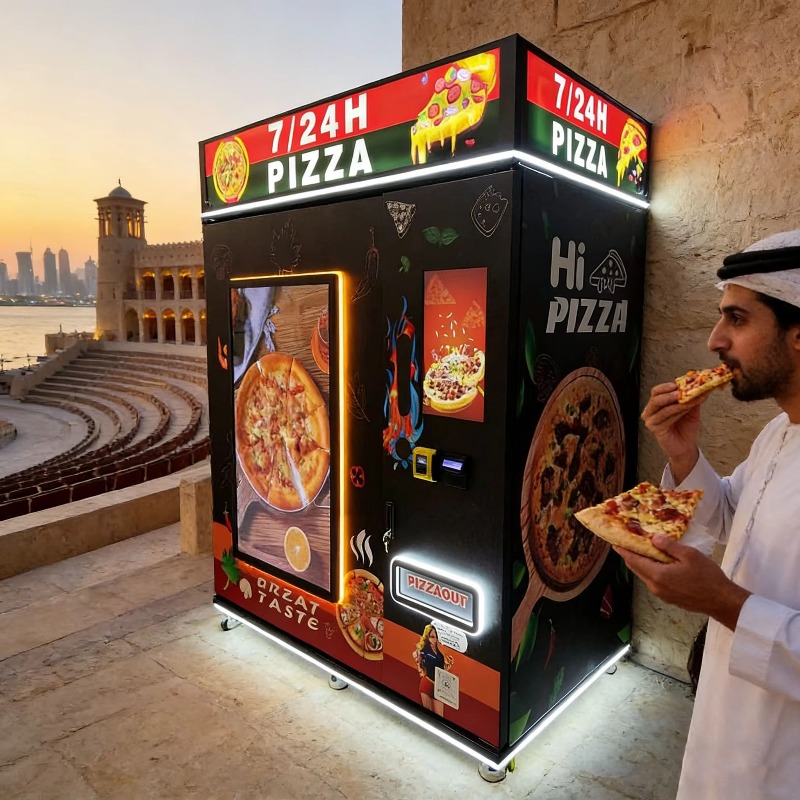 Custom Pizza Vending Machine S - Vending Machine Qr Code ulasan dan harga