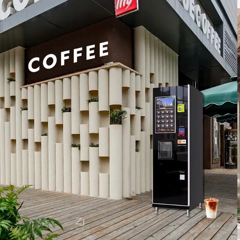 Fully automated coffee vending - Vending Machine Qr Code ulasan dan harga
