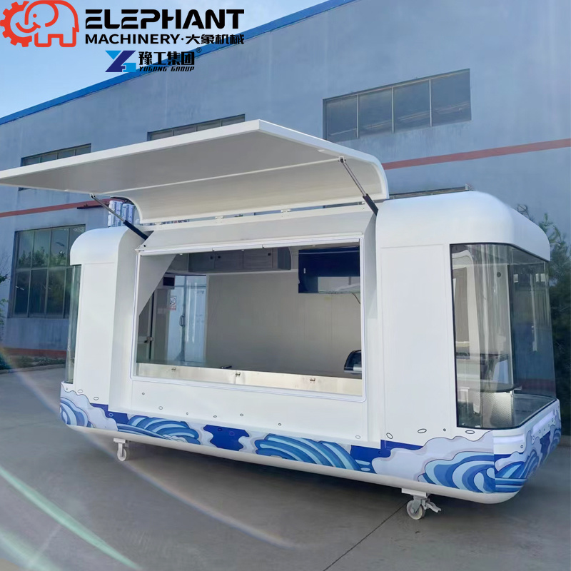 Commercial Mobile Food Trailer - Hot Dog Vending Cart ulasan dan harga