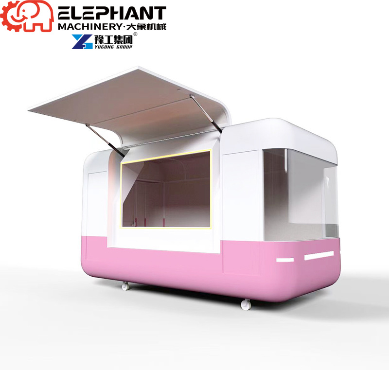 Commercial Mobile Food Trailer - Hot Dog Vending Cart ulasan dan harga