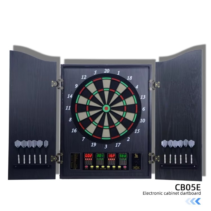 Luxury Wooden Electronic Dart  - Electronic Dartboard Cabinet ulasan dan harga
