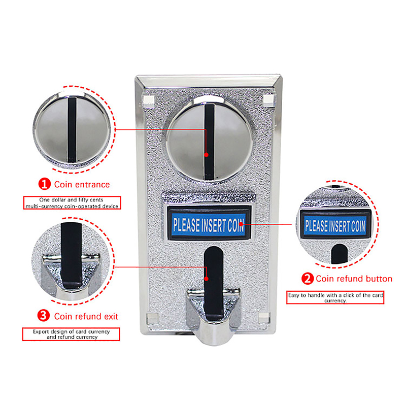 1Pc 616 Multi Coin Slot Accept - Arcade Games And Vending ulasan dan harga