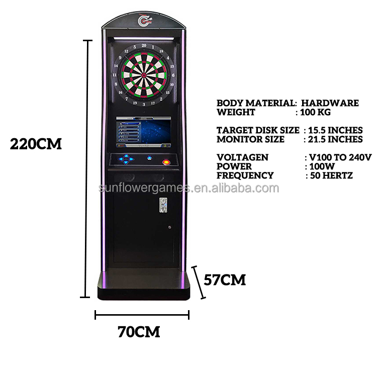 Arcade Dartboard Cabinet  Cust - Electronic Dartboard Cabinet ulasan dan harga