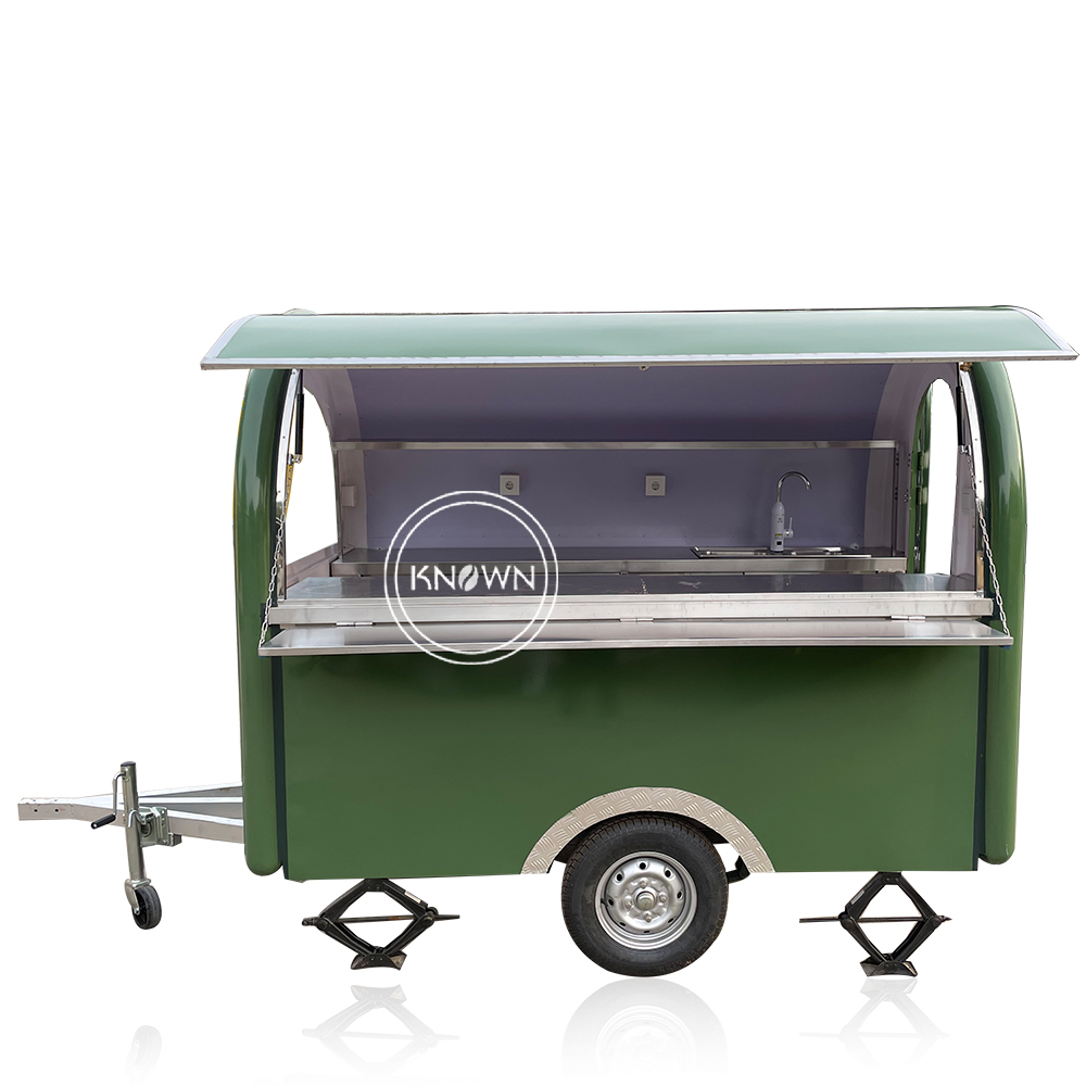 Commercial Mobile Hot Dog Cart - Hot Dog Vending Cart ulasan dan harga