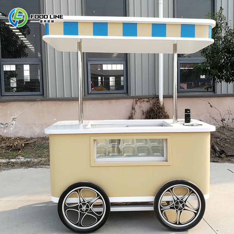 Customized Outdoor Electric Ic - Hot Dog Vending Cart ulasan dan harga
