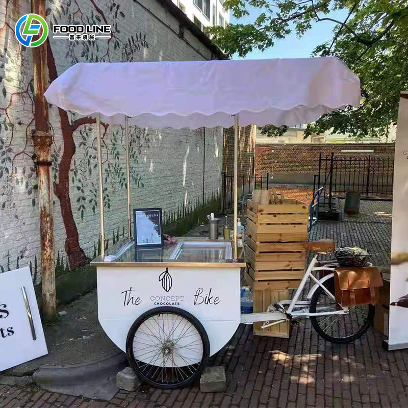 Customized Outdoor Electric Ic - Hot Dog Vending Cart ulasan dan harga