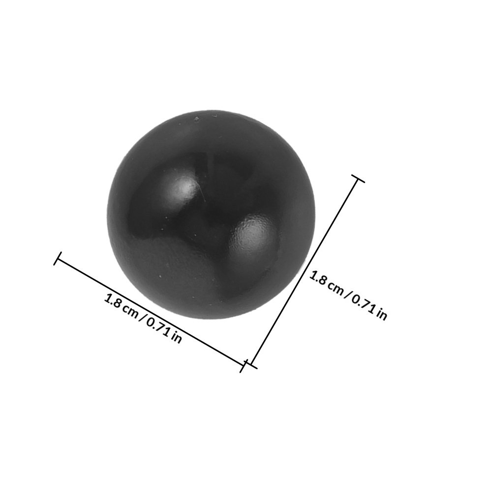 6Pcs Black Plastic Pinball Bal - Boxing Machine Arcade ulasan dan harga