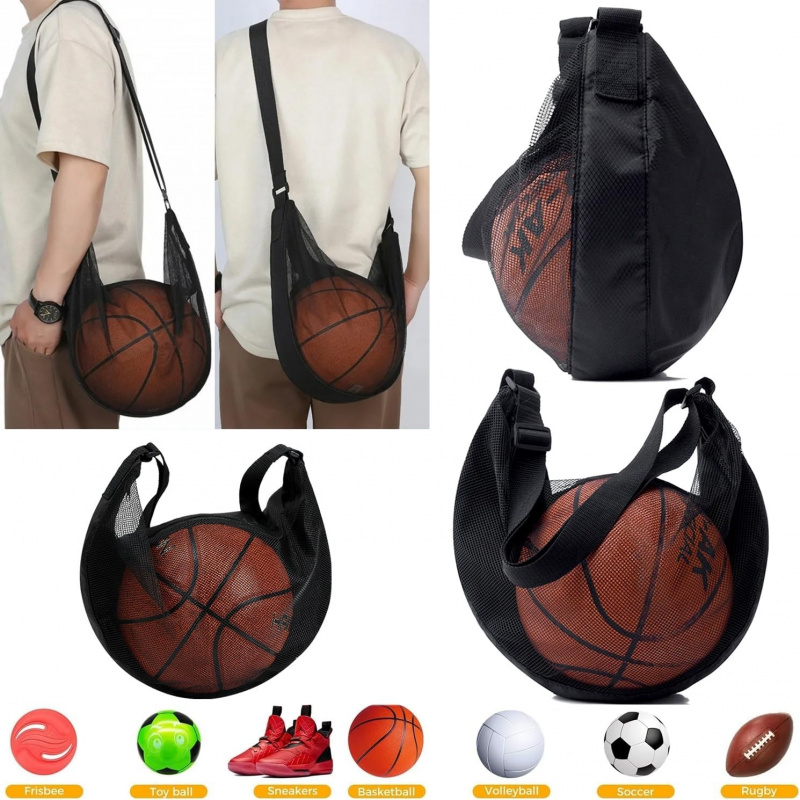 1/2pcs Mesh Single Ball Storag - Basketball Arcade Game ulasan dan harga