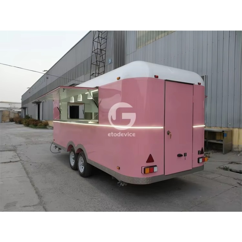 Customized 5.5m Fully Equipped - Hot Dog Vending Cart ulasan dan harga