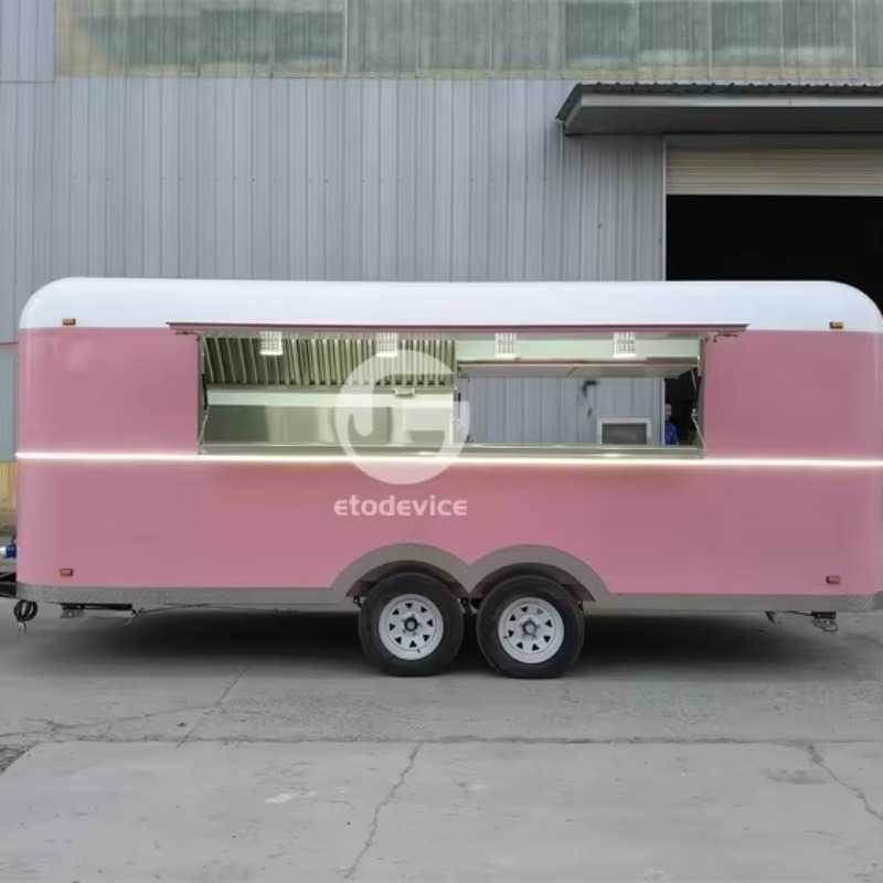 Customized 5.5m Fully Equipped - Hot Dog Vending Cart ulasan dan harga