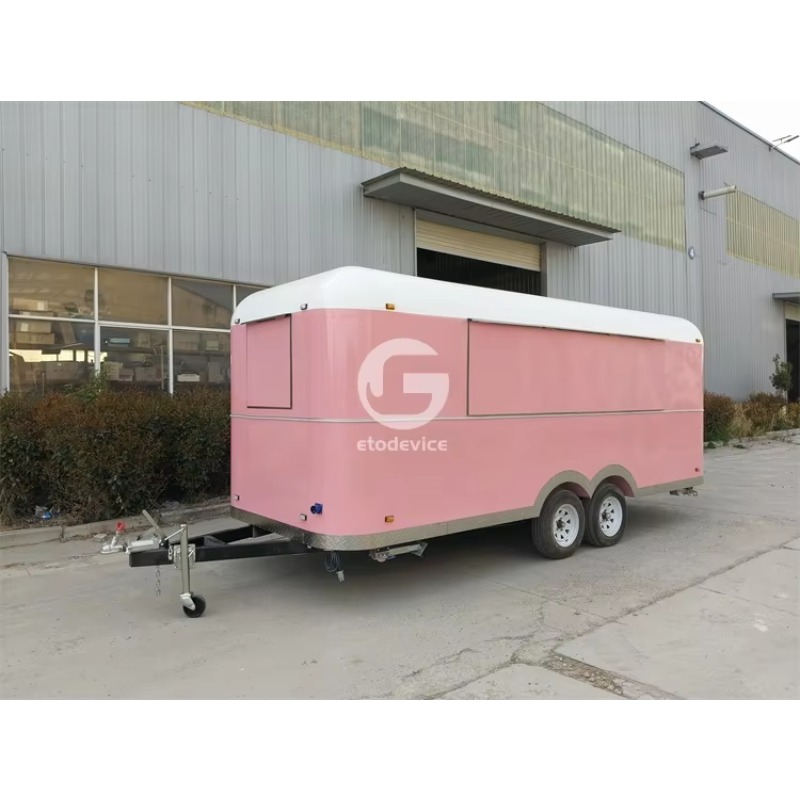 Customized 5.5m Fully Equipped - Hot Dog Vending Cart ulasan dan harga