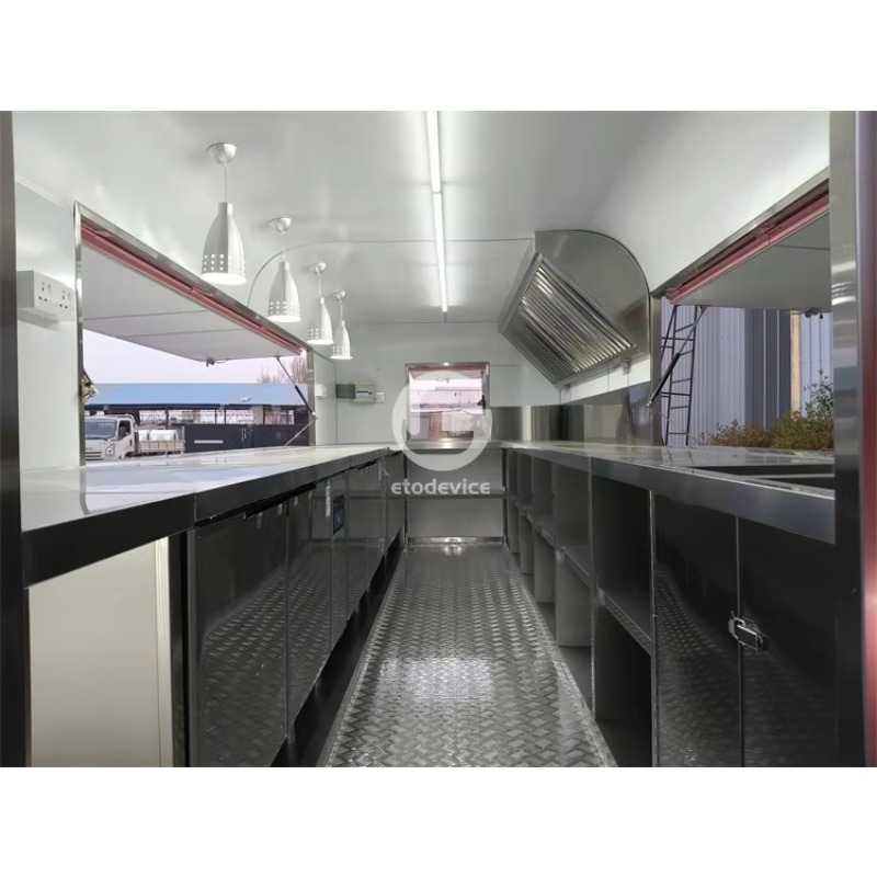 Customized 5.5m Fully Equipped - Hot Dog Vending Cart ulasan dan harga