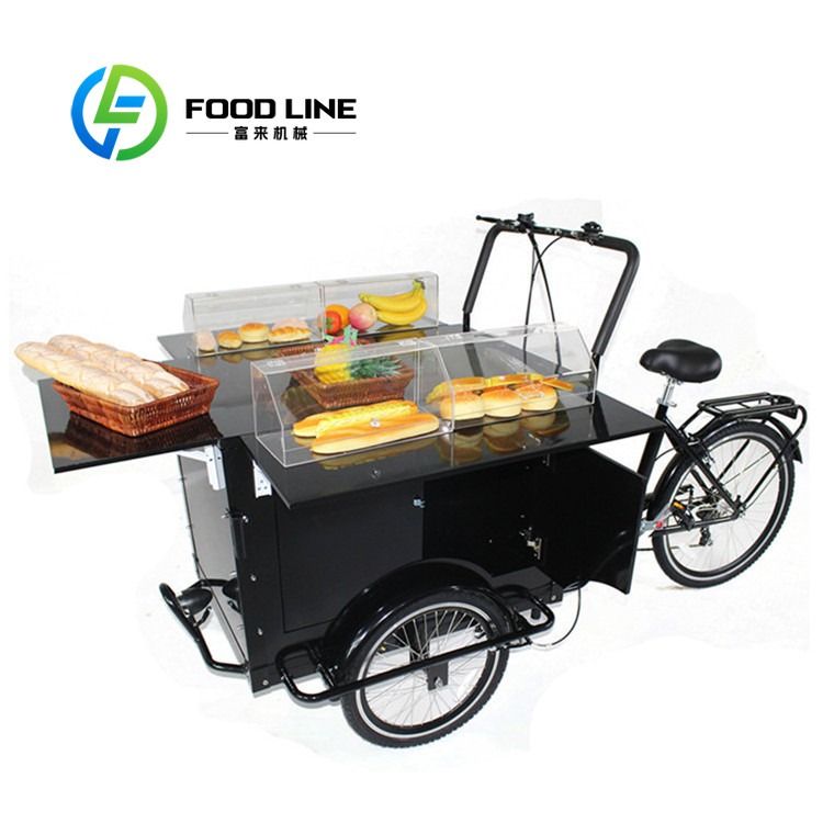 Outdoor Street Mobile Ice Crea - Hot Dog Vending Cart ulasan dan harga